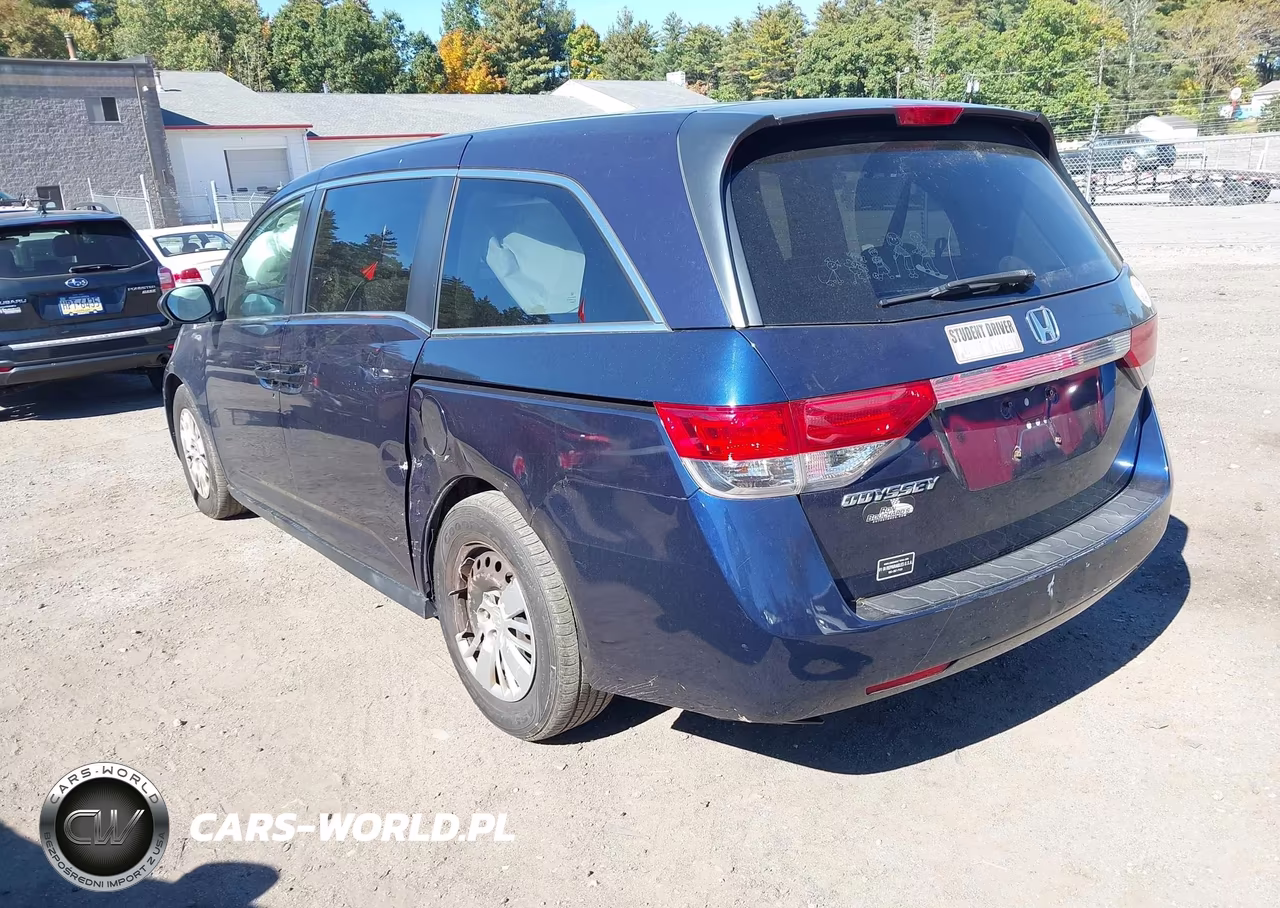 2014 Honda Odyssey Lx VIN:5FNRL5H26EB013068 - 3