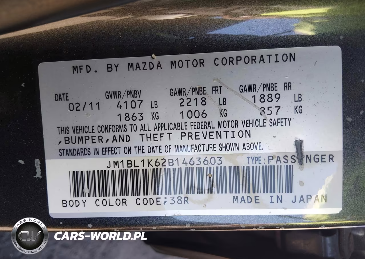 2011 Mazda Mazda3 S Sport VIN:JM1BL1K62B1463603 - 9