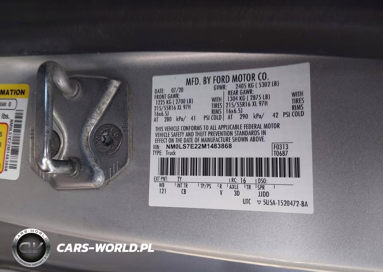 2021 Ford Transit Connect Xl VIN:NM0LS7E22M1483868 - 9
