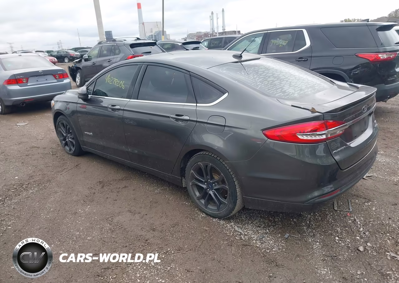 2018 Ford Fusion Hybrid Se VIN:3FA6P0LU7JR280611 - 3