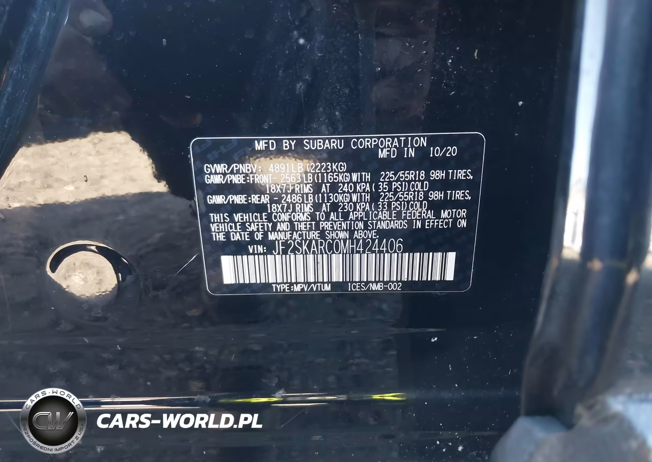 2021 Subaru Forester Sport VIN:JF2SKARC0MH424406 - 9