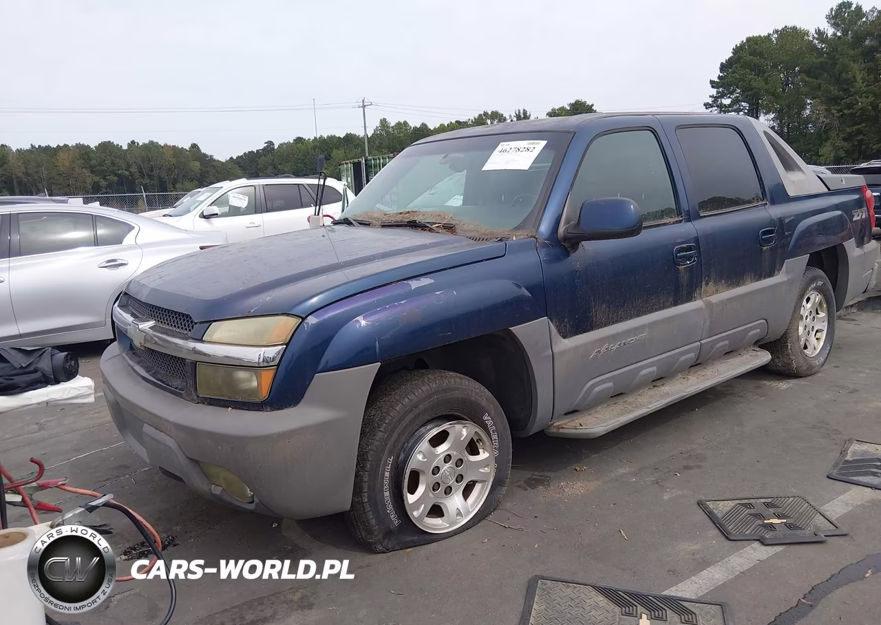 2002 Chevrolet Avalanche 1500 VIN:3GNEK13T52G329214 - 2