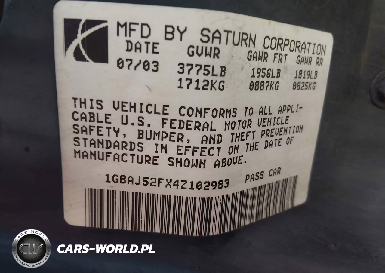 2004 Saturn Ion 2 VIN:1G8AJ52FX4Z102983 - 9