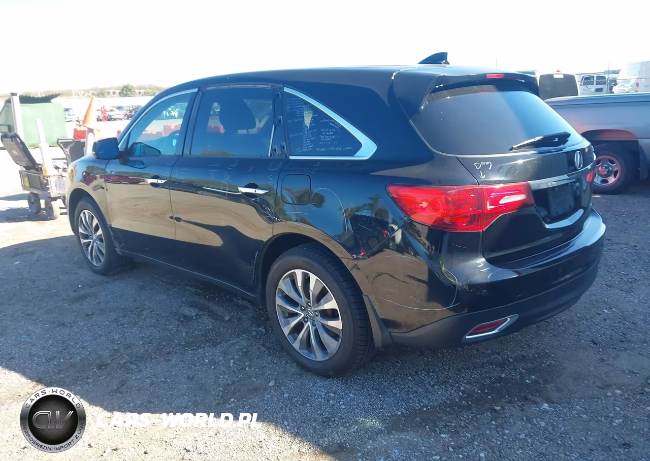 2014 Acura Mdx Technology Pkg W-Entertainment Pkg VIN:5FRYD4H65EB016967 - 3
