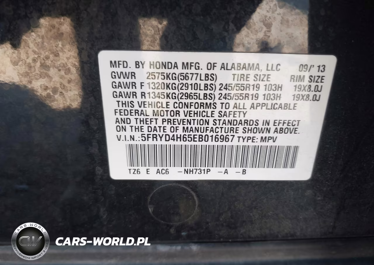 2014 Acura Mdx Technology Pkg W-Entertainment Pkg VIN:5FRYD4H65EB016967 - 9