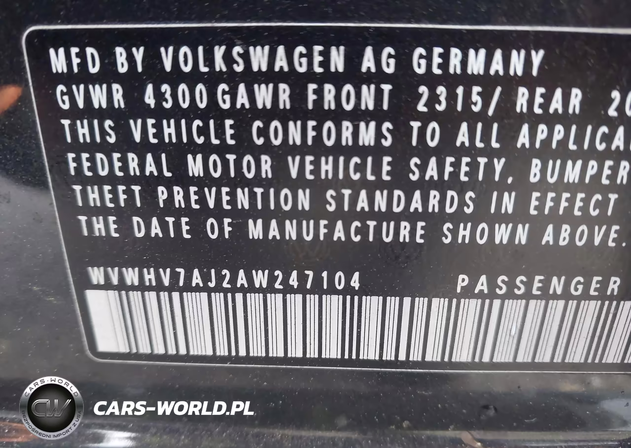 2010 Volkswagen Gti 4-Door VIN:WVWHV7AJ2AW247104 - 9