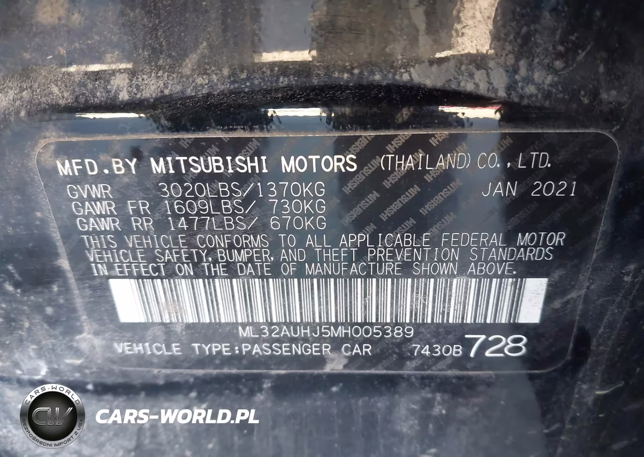 2021 Mitsubishi Mirage Carbonite Edition-Es-Le VIN:ML32AUHJ5MH005389 - 9