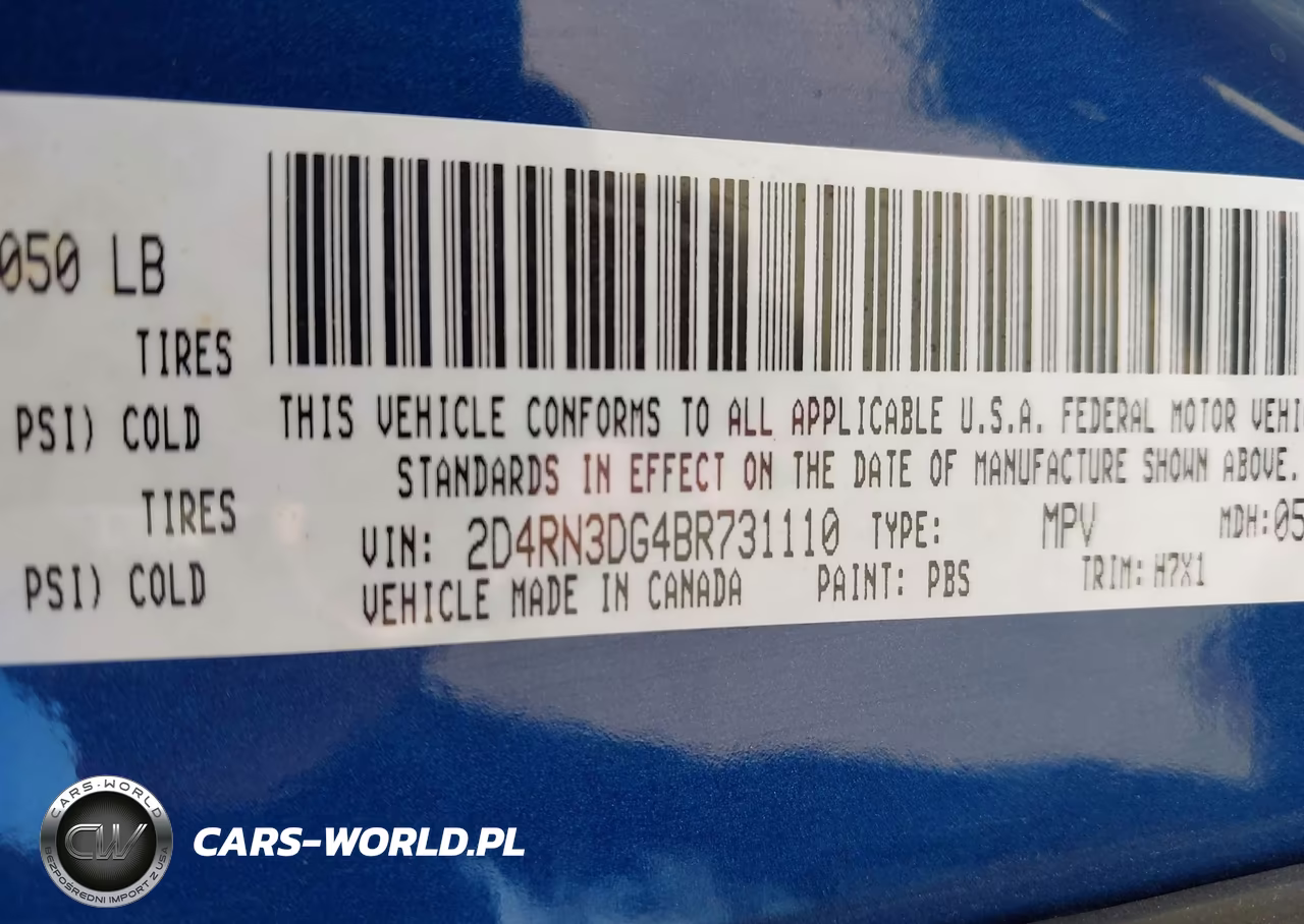 2011 Dodge Grand Caravan Mainstreet VIN:2D4RN3DG4BR731110 - 9