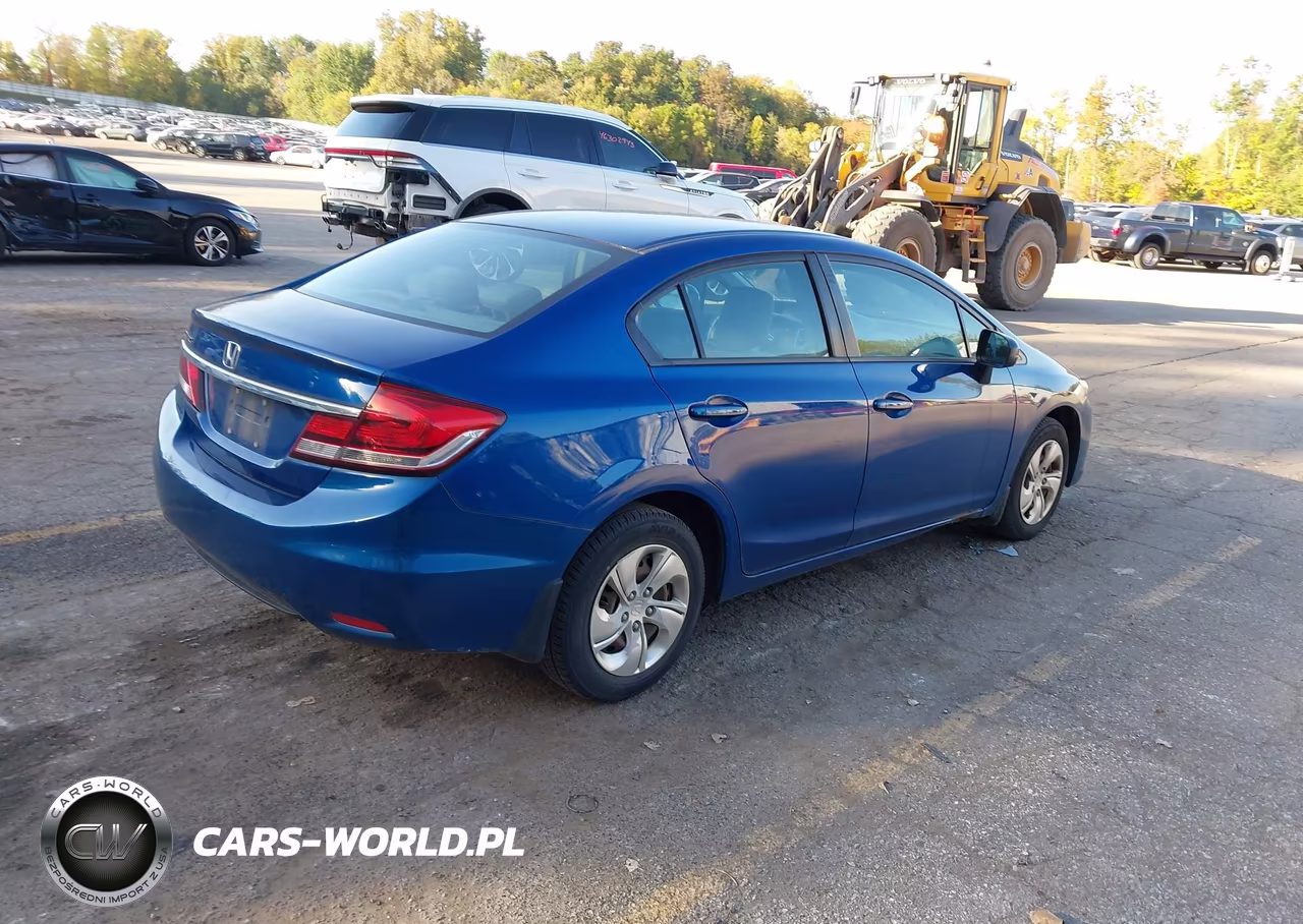 2015 Honda Civic Lx VIN:19XFB2F53FE003347 - 4