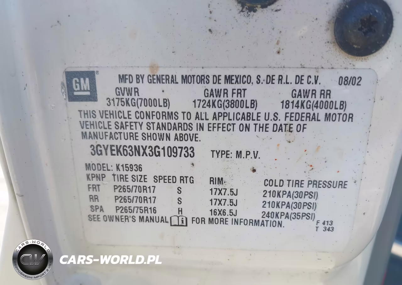 2003 Cadillac Escalade Ext Standard VIN:3GYEK63NX3G109733 - 9