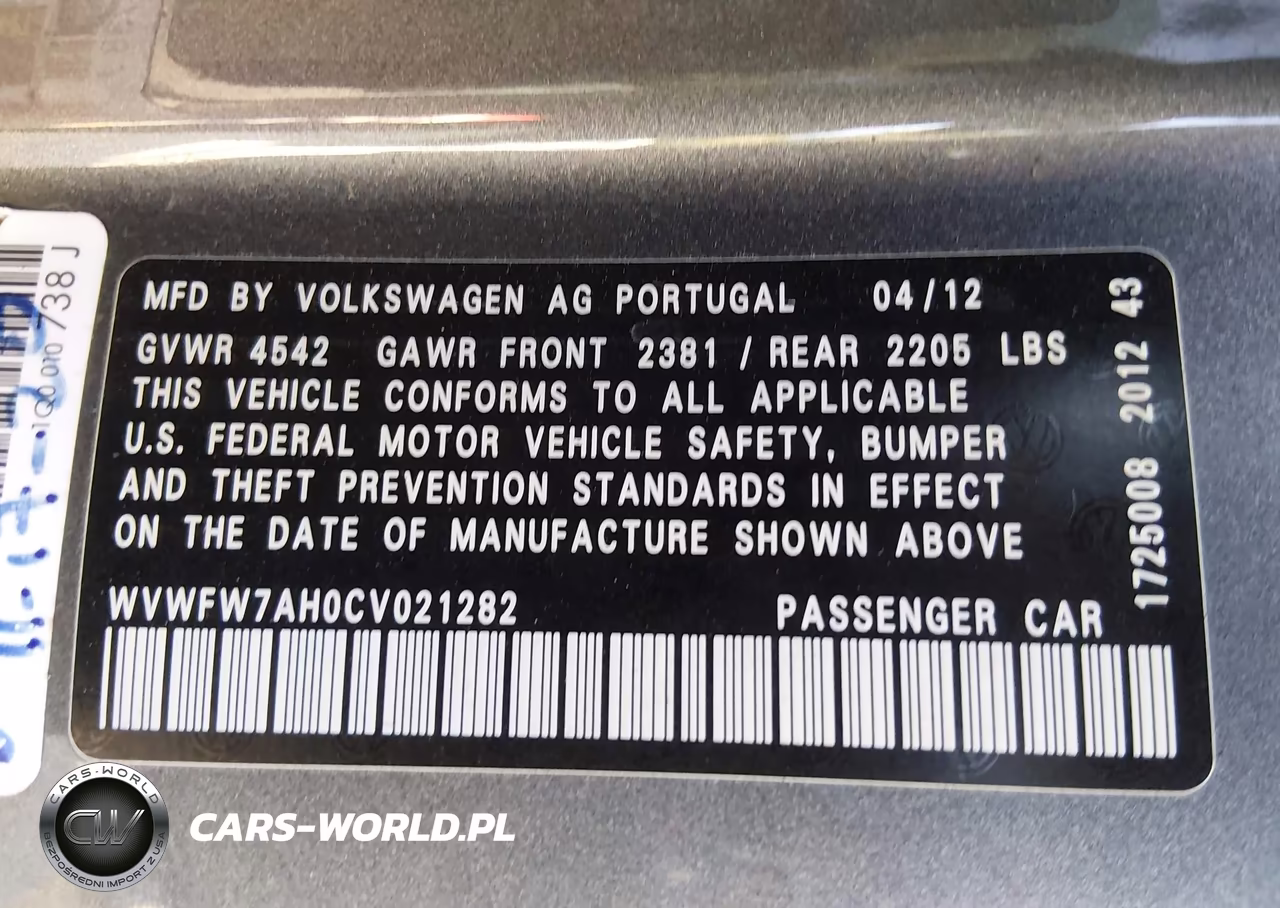 2012 Volkswagen Eos Executive VIN:WVWFW7AH0CV021282 - 9