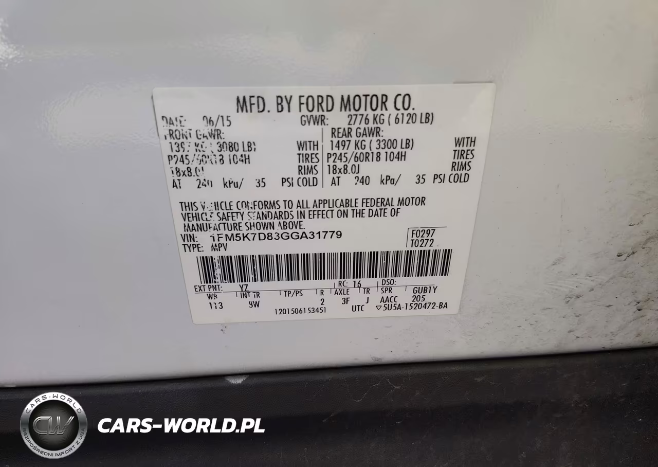 2016 Ford Explorer Xlt VIN:1FM5K7D83GGA31779 - 9