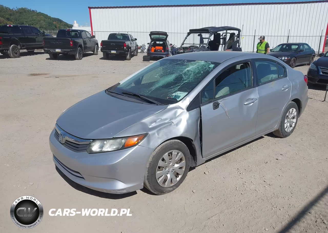 2012 Honda Civic Lx VIN:19XFB2F58CE374368 - 2