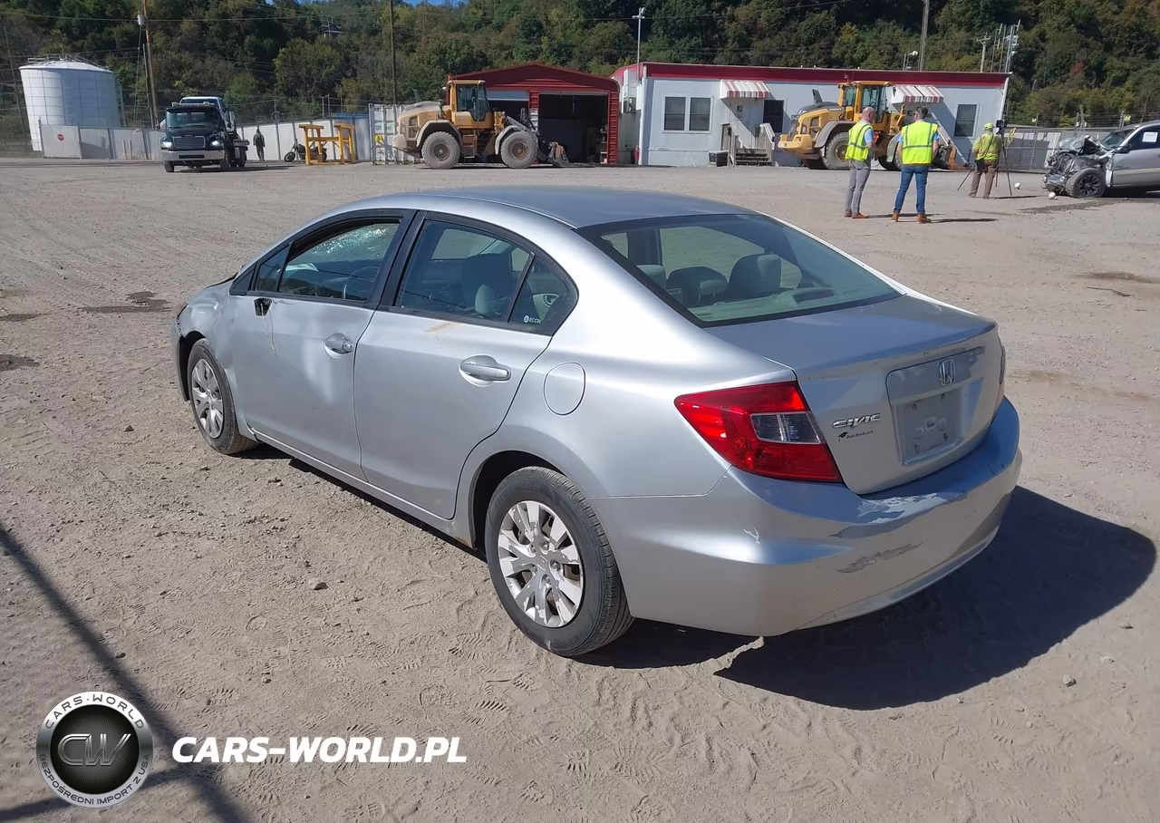 2012 Honda Civic Lx VIN:19XFB2F58CE374368 - 3