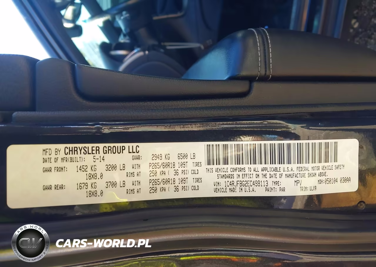 2014 Jeep Grand Cherokee Limited VIN:1C4RJFBG2EC498113 - 9