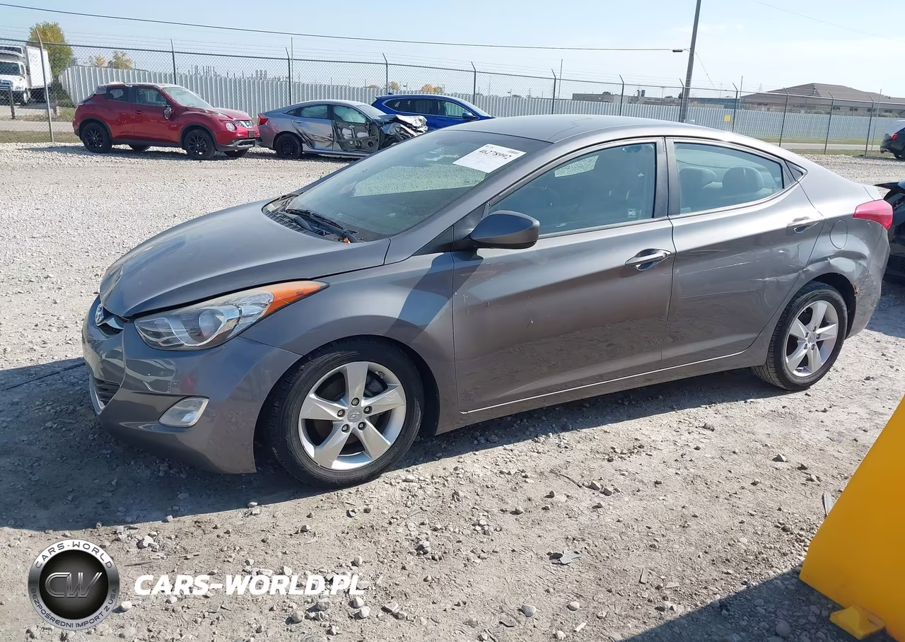 2012 Hyundai Elantra Gls VIN:5NPDH4AE0CH107228 - 2