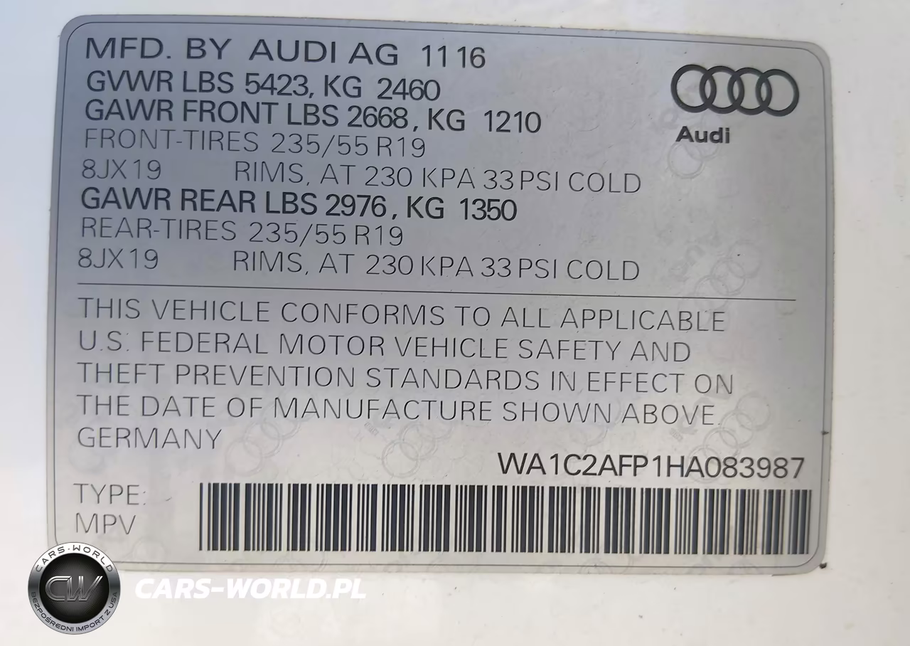2017 Audi Q5 2.0T Premium VIN:WA1C2AFP1HA083987 - 9