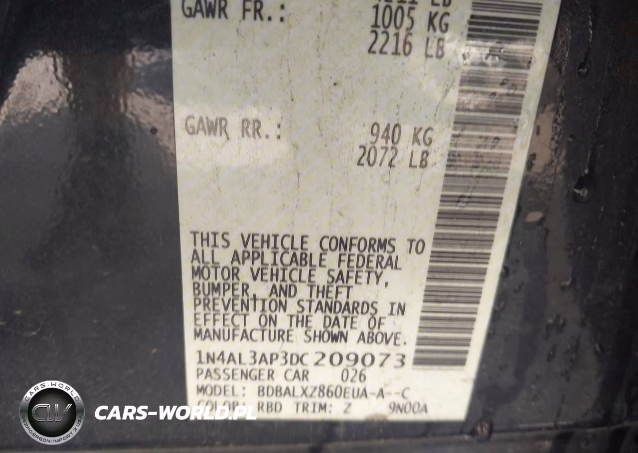 2013 Nissan Altima 2.5 Sl VIN:1N4AL3AP3DC209073 - 9
