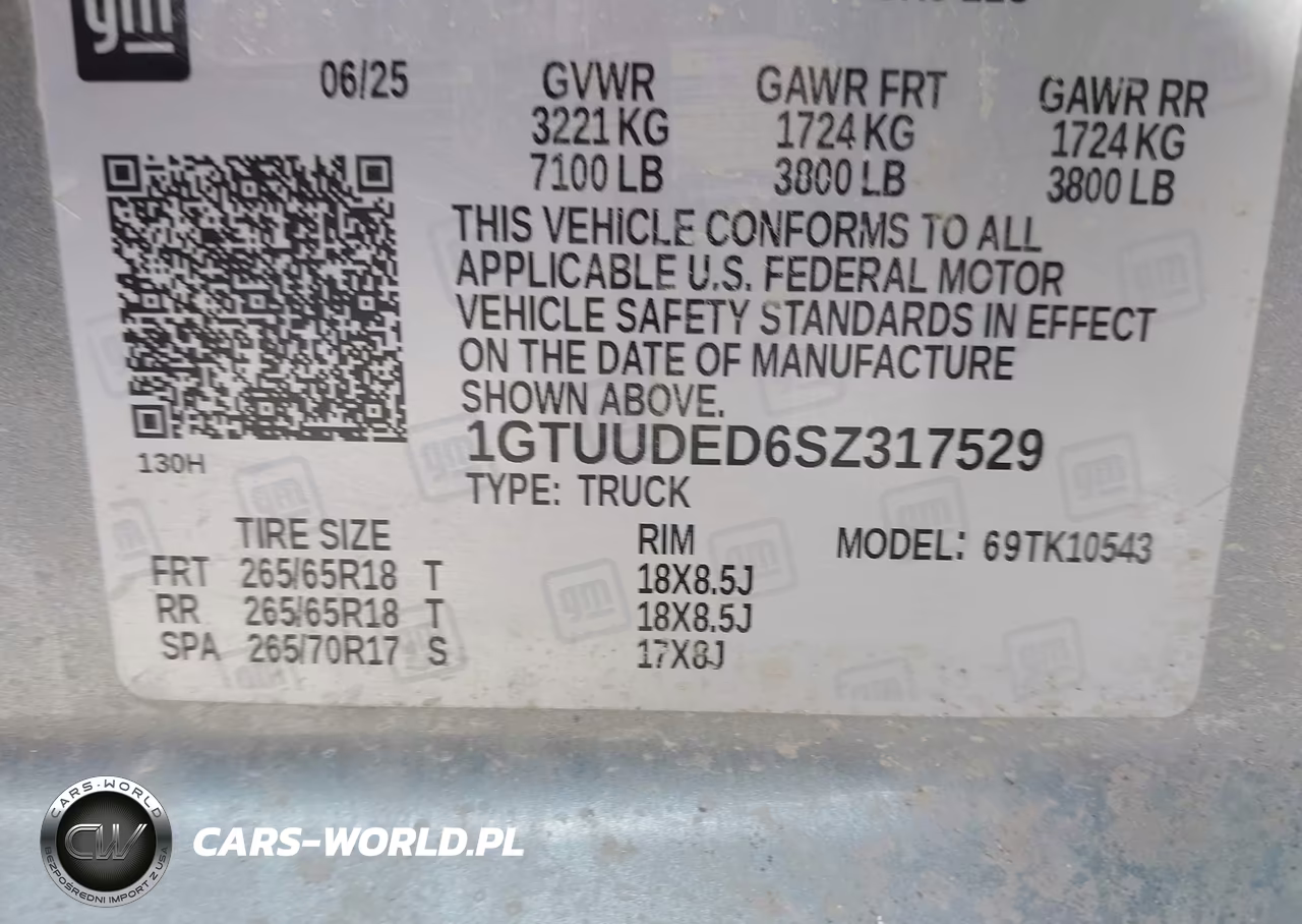 2025 GMC Sierra 1500 4Wd Short Box Slt VIN:1GTUUDED6SZ317529 - 9