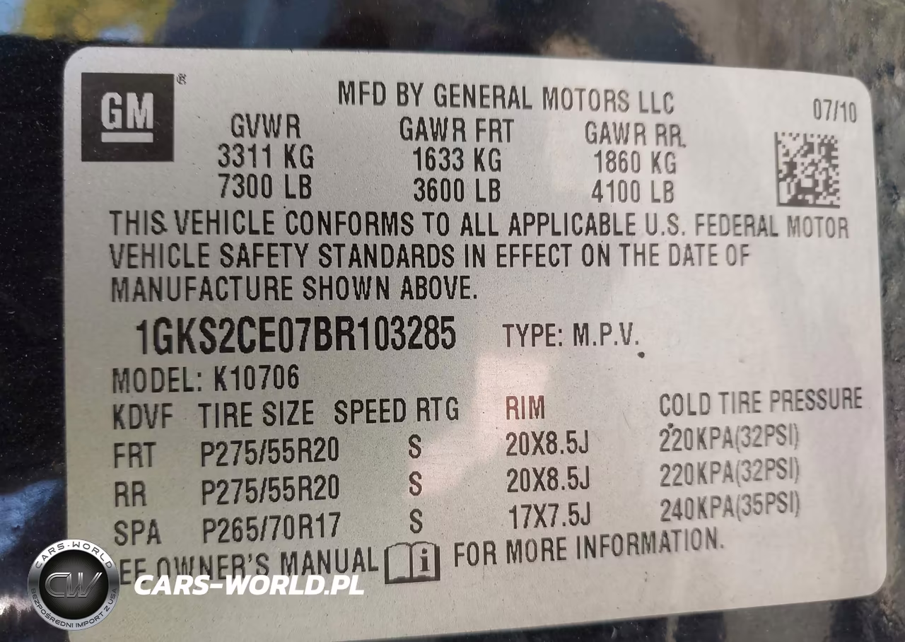 2011 GMC Yukon Slt VIN:1GKS2CE07BR103285 - 9