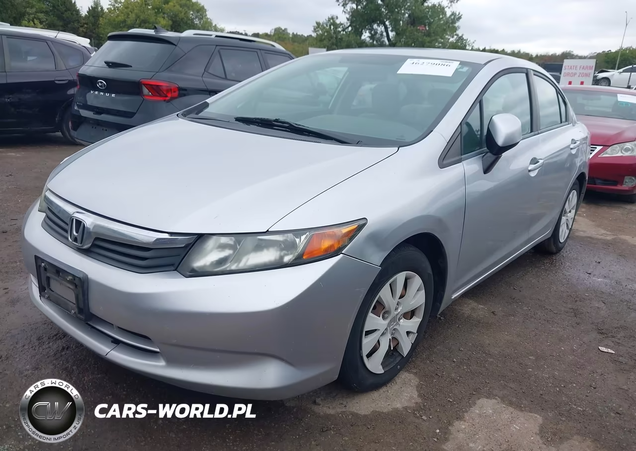 2012 Honda Civic Lx VIN:19XFB2F51CE049660 - 2