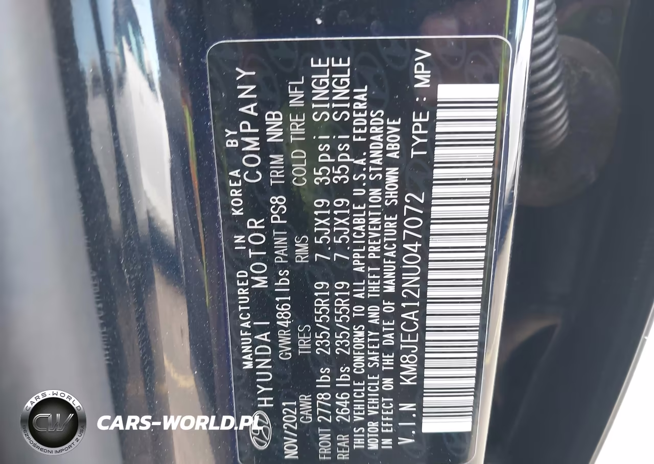 2022 Hyundai Tucson Hybrid Limited VIN:KM8JECA12NU047072 - 9
