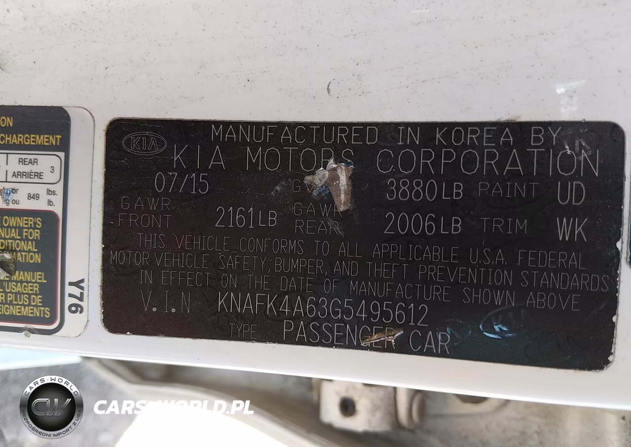 2016 Kia Forte Lx VIN:KNAFK4A63G5495612 - 9