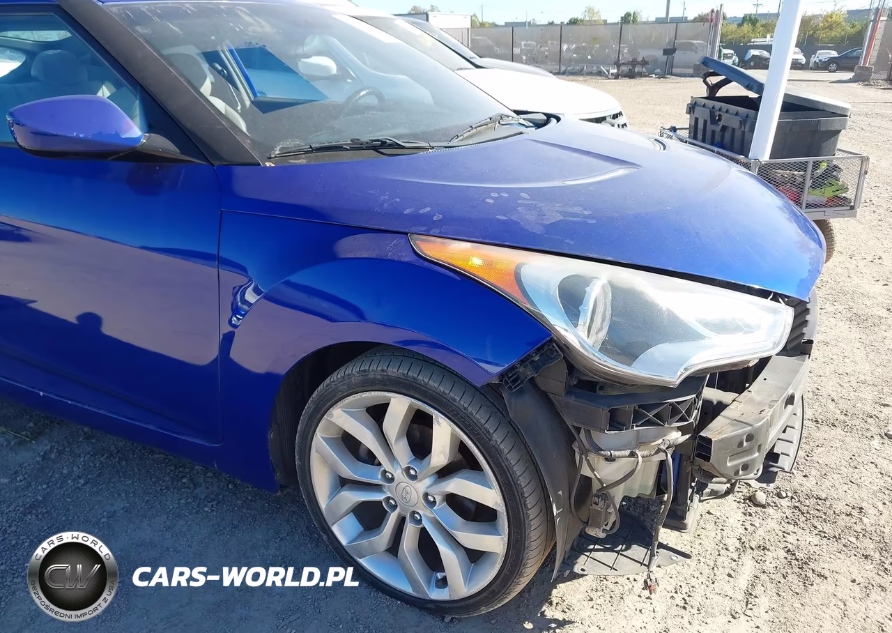 2012 Hyundai Veloster Base W-Gray VIN:KMHTC6AD0CU052519 - 14