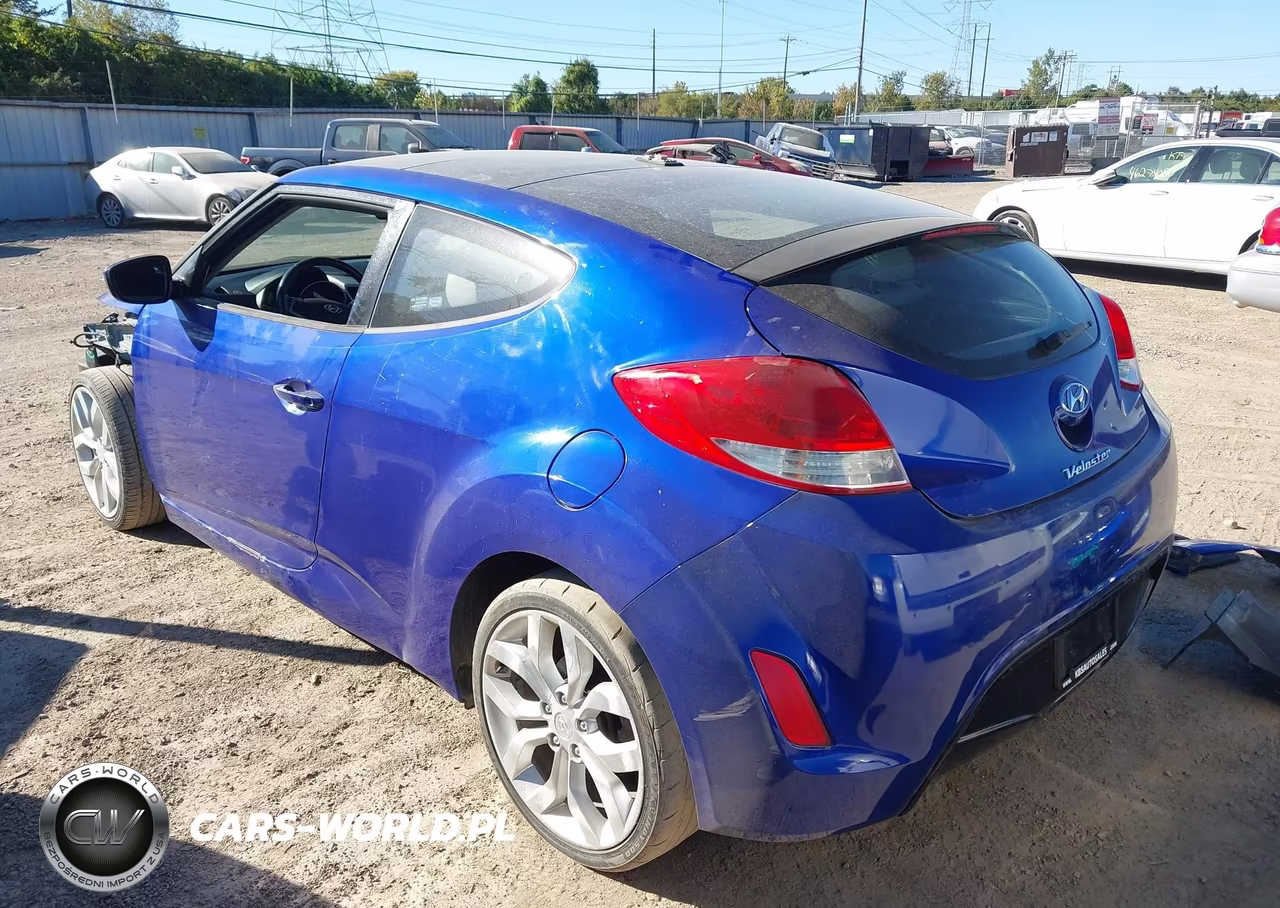 2012 Hyundai Veloster Base W-Gray VIN:KMHTC6AD0CU052519 - 3