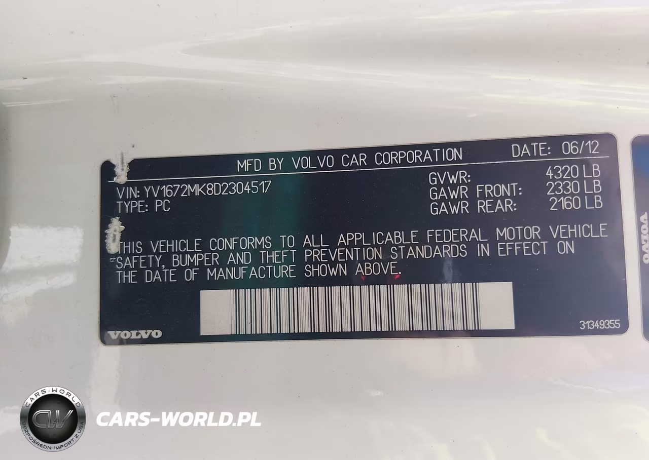 2013 Volvo C30 T5-T5 Platinum-T5 Premier-T5 Premier Plus-T5 R-Design-T5 R-Design Platinum-T5 R-Design Premier VIN:YV1672MK8D2304517 - 9