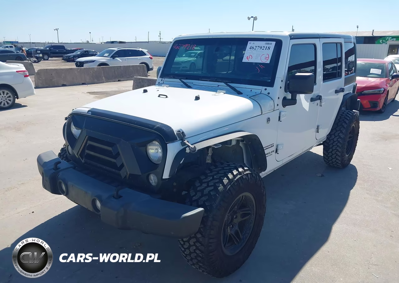 2017 Jeep Wrangler Unlimited Sport 4X4 VIN:1C4BJWDG6HL730117 - 2