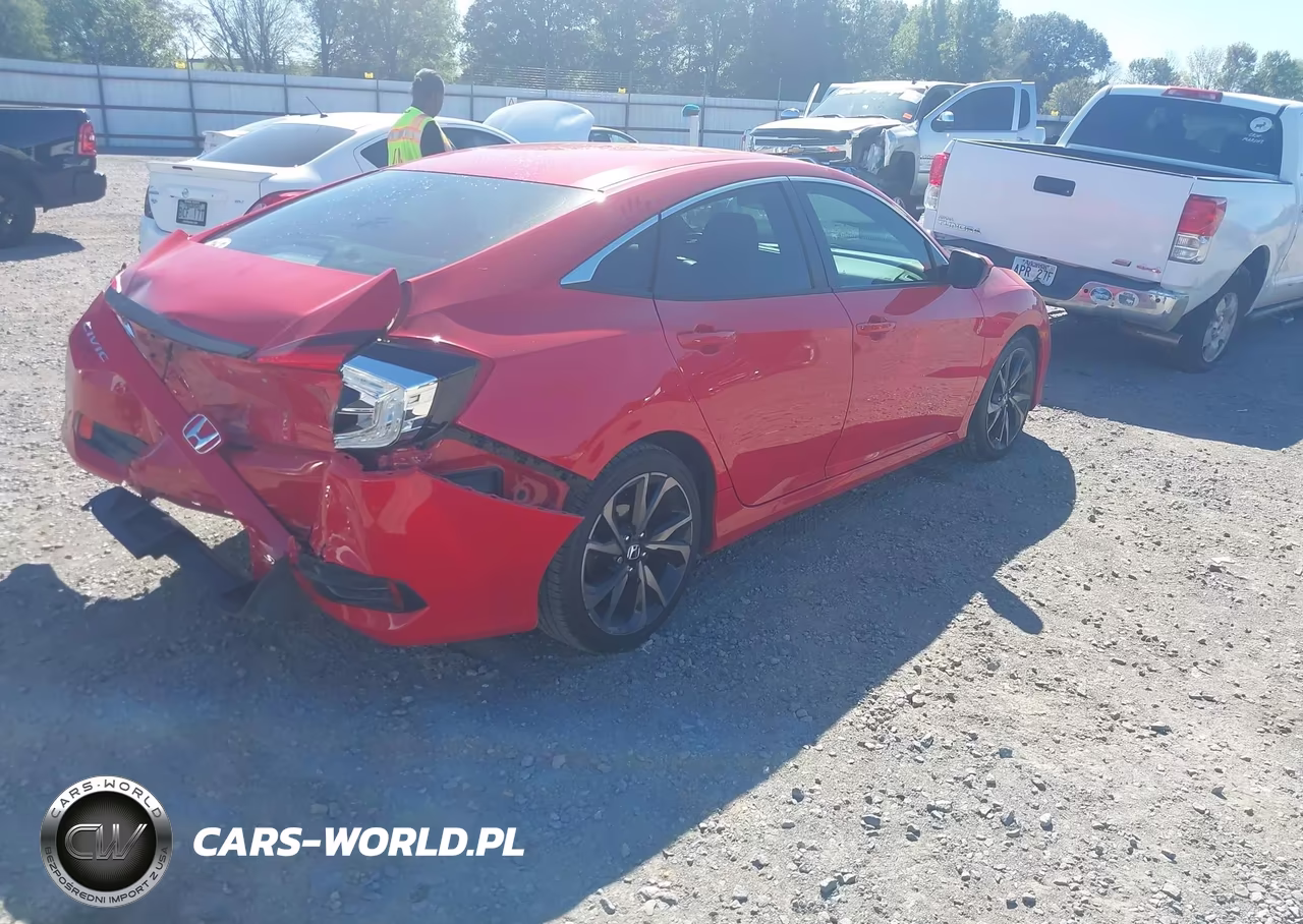 2020 Honda Civic Sport VIN:2HGFC2F88LH506963 - 4