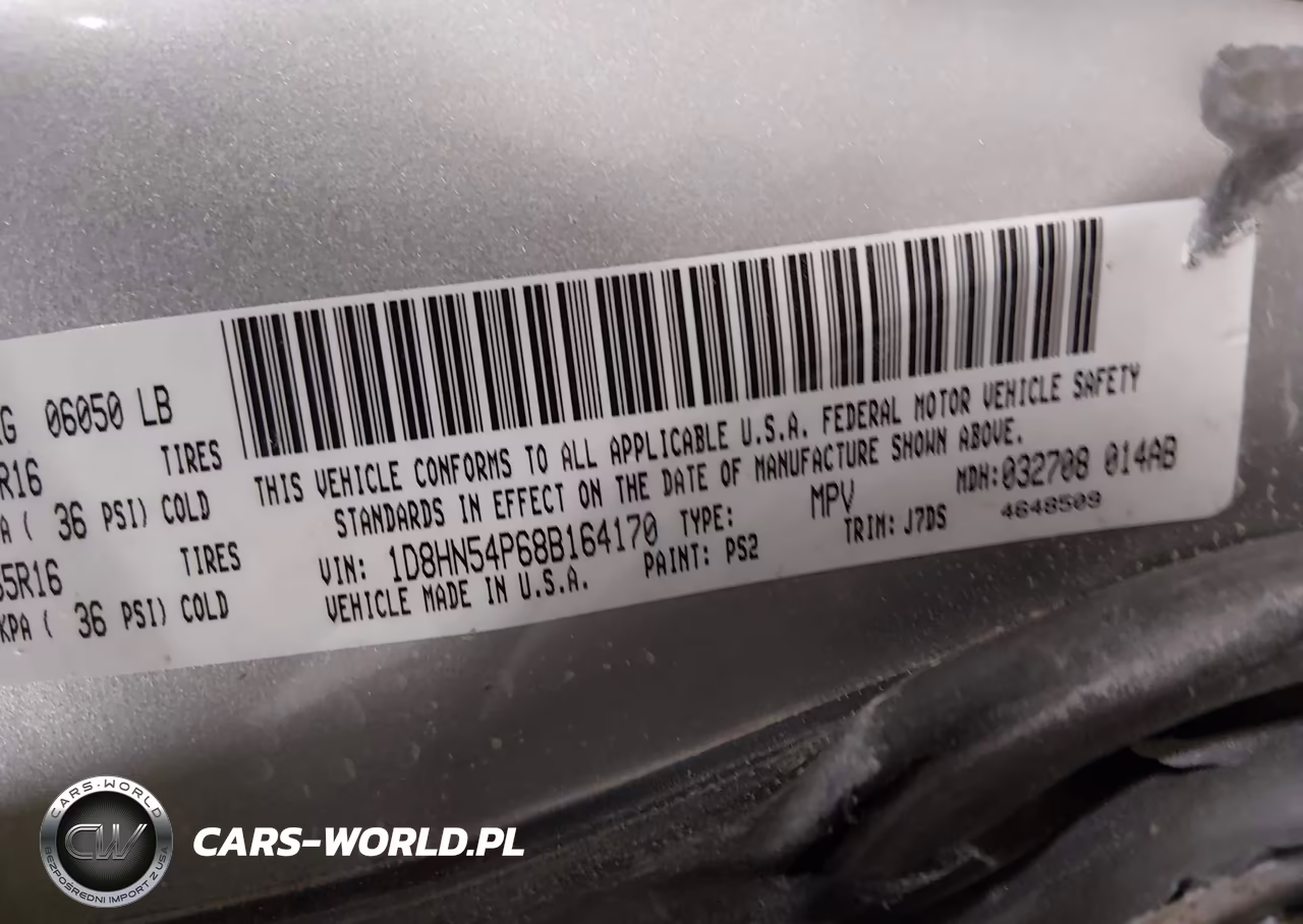 2008 Dodge Grand Caravan Sxt VIN:1D8HN54P68B164170 - 9