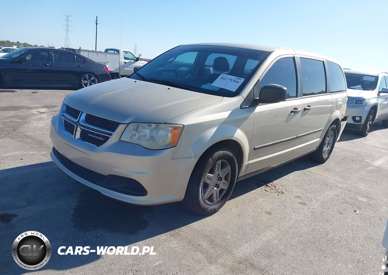 2012 Dodge Grand Caravan Se-Avp VIN:2C4RDGBGXCR389402 - 2