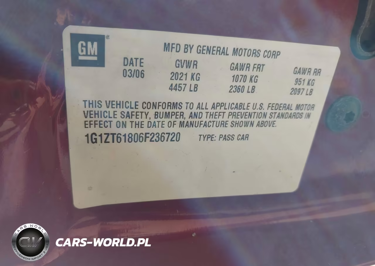 2006 Chevrolet Malibu Maxx Lt VIN:1G1ZT61806F236720 - 9