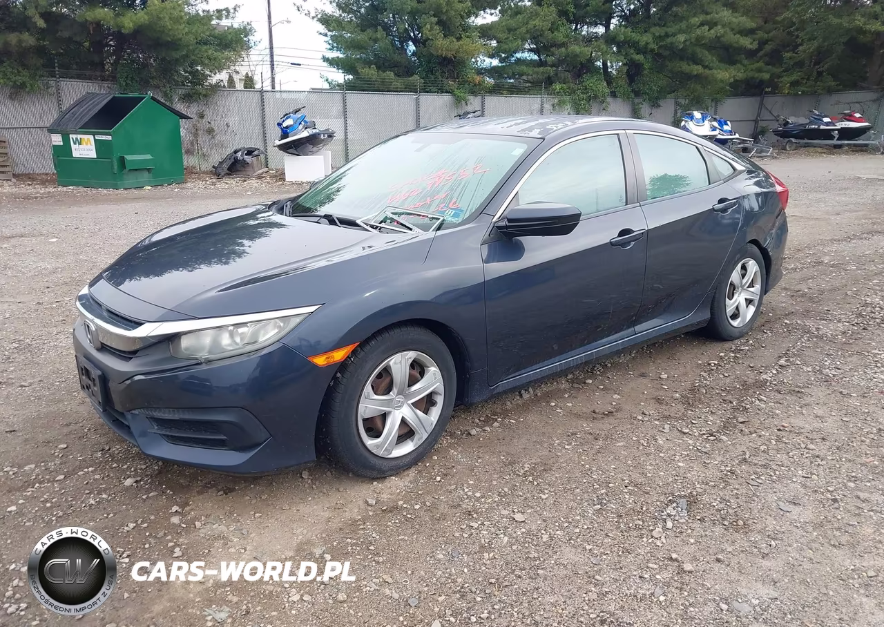 2018 Honda Civic Lx VIN:2HGFC2F54JH544001 - 2