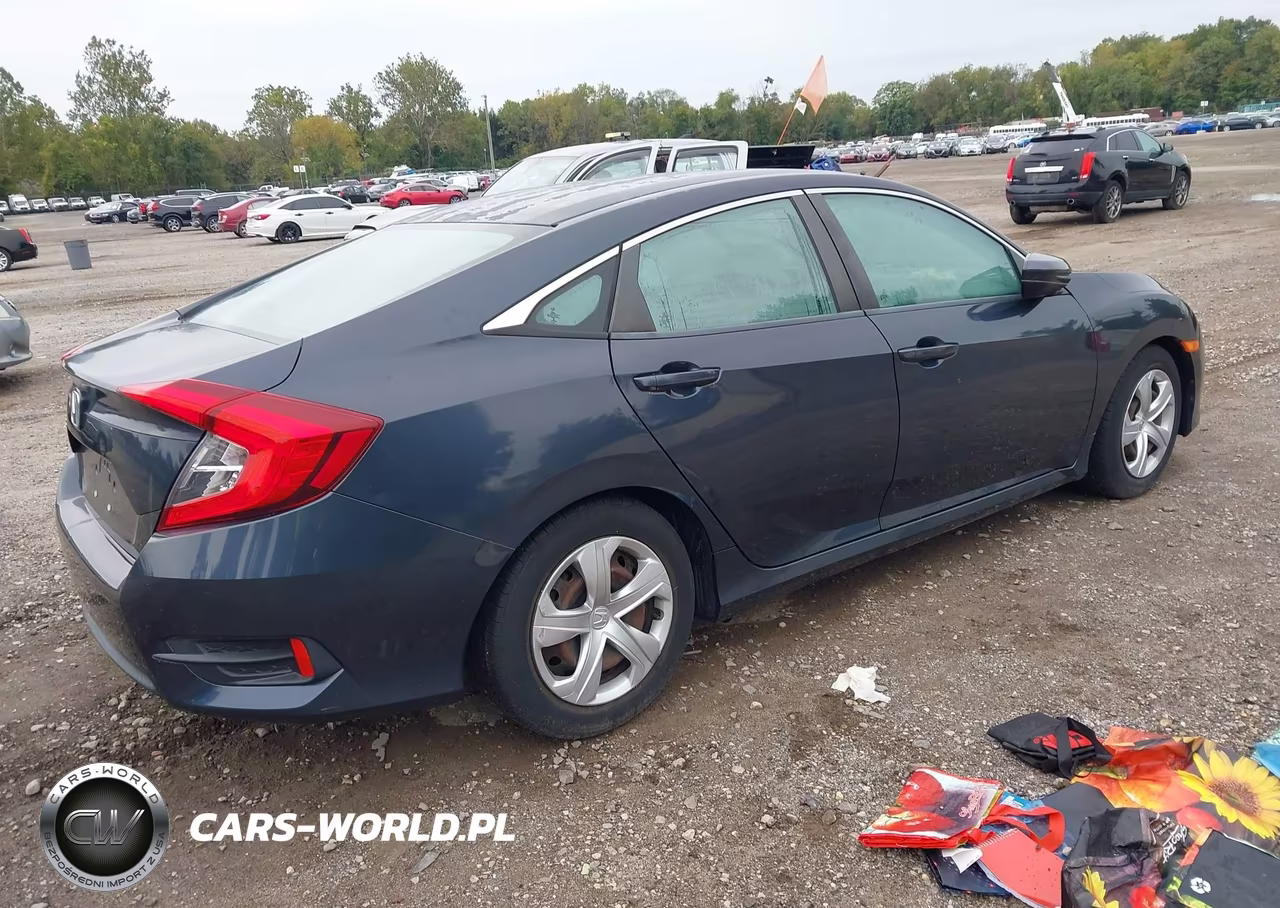 2018 Honda Civic Lx VIN:2HGFC2F54JH544001 - 4