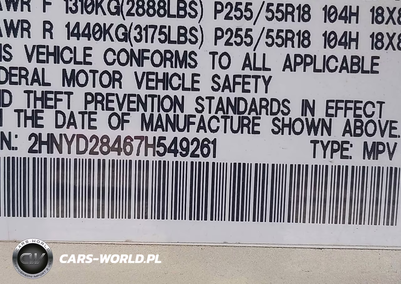 2007 Acura Mdx Technology Package VIN:2HNYD28467H549261 - 9