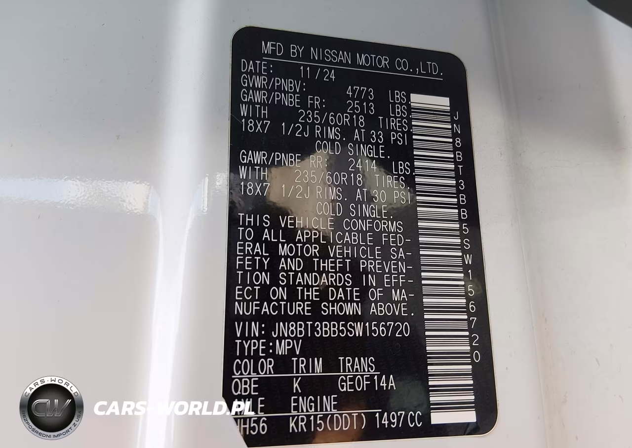 2025 Nissan Rogue Sv Intelligent Awd VIN:JN8BT3BB5SW156720 - 9