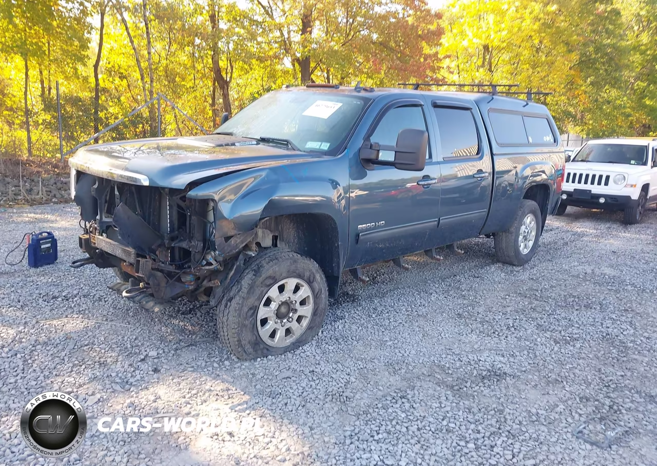 2014 GMC Sierra 2500Hd Slt VIN:1GT121CG8EF103345 - 2