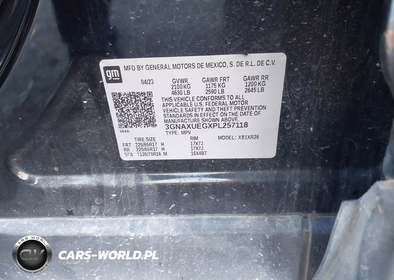 2023 Chevrolet Equinox Awd Lt VIN:3GNAXUEGXPL257118 - 9