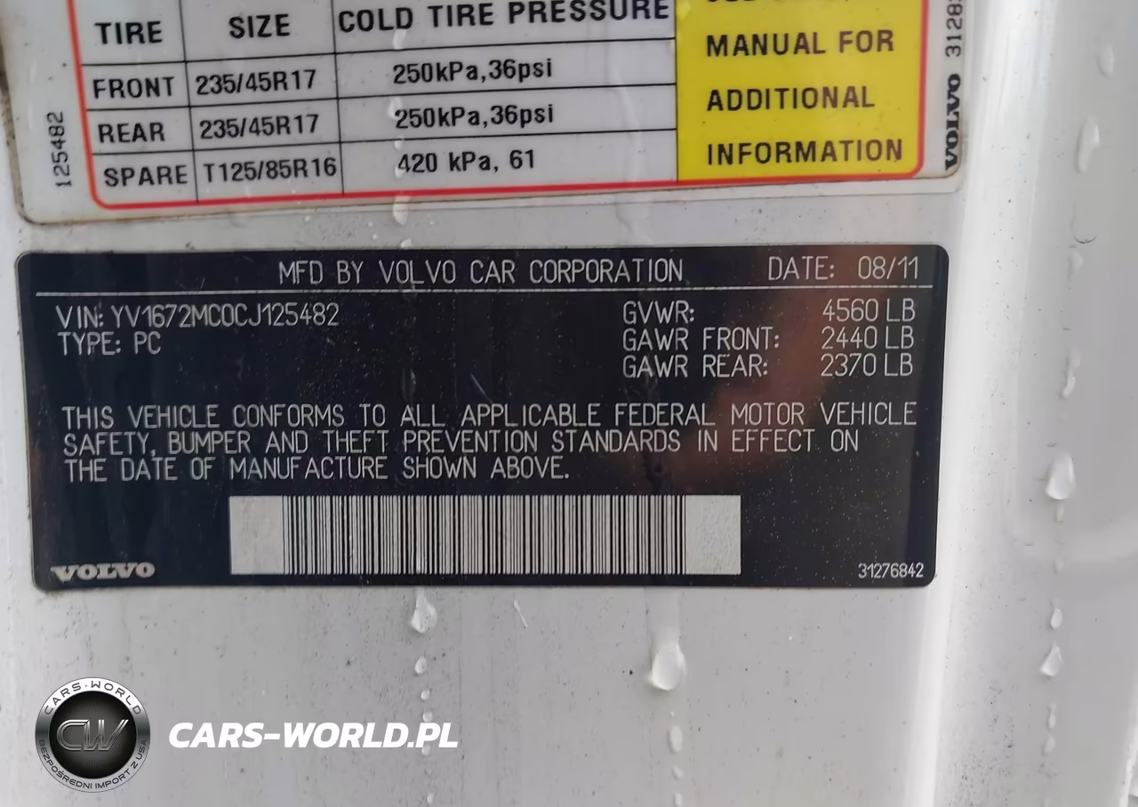 2012 Volvo C70 T5 VIN:YV1672MC0CJ125482 - 9
