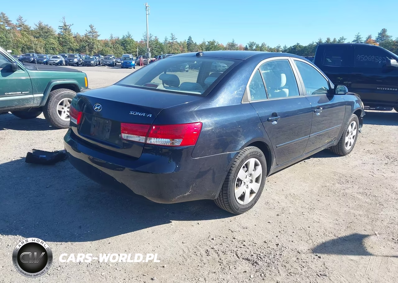 2008 Hyundai Sonata Gls VIN:5NPET46C28H304452 - 4