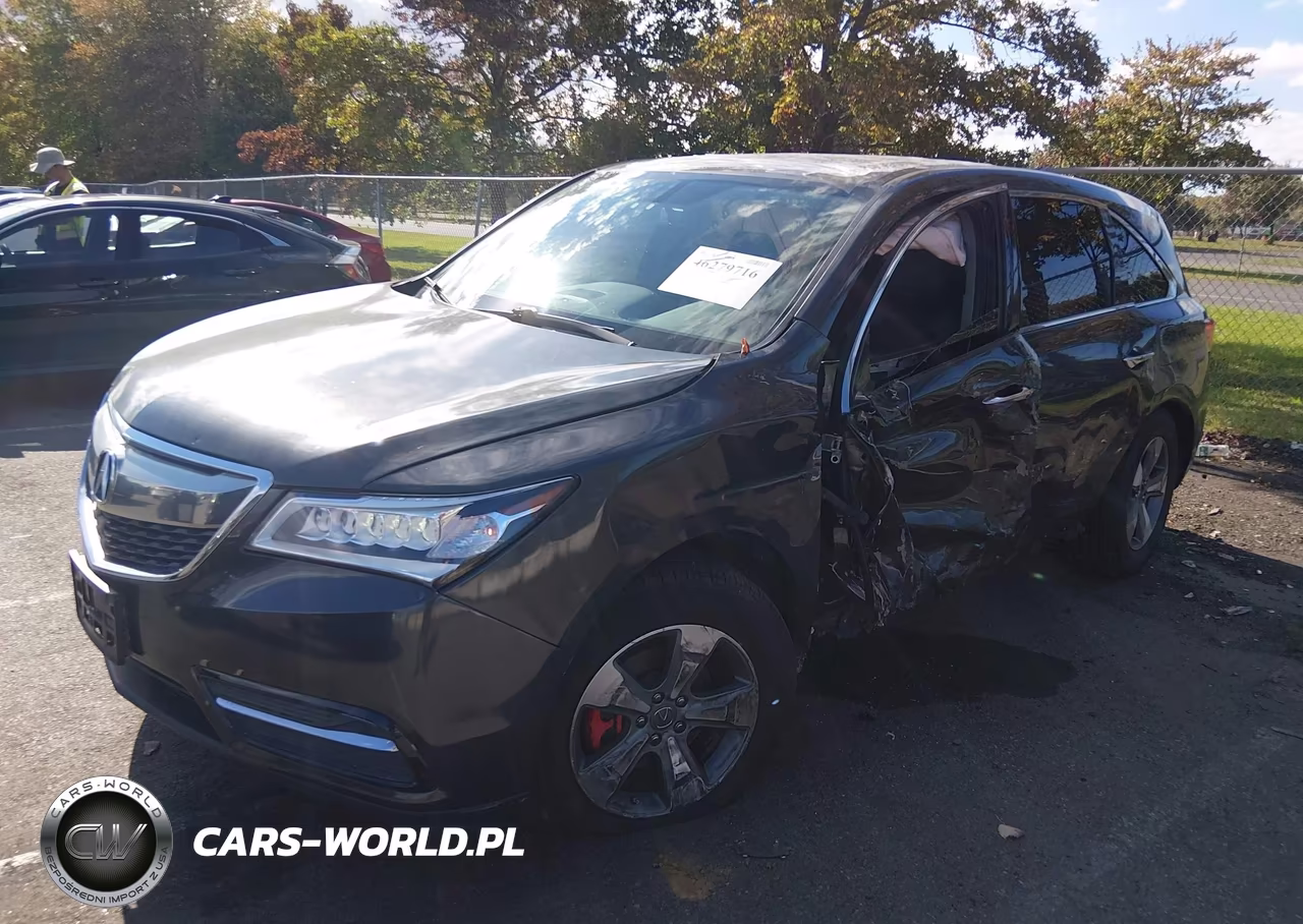 2014 Acura Mdx VIN:5FRYD4H26EB003920 - 2