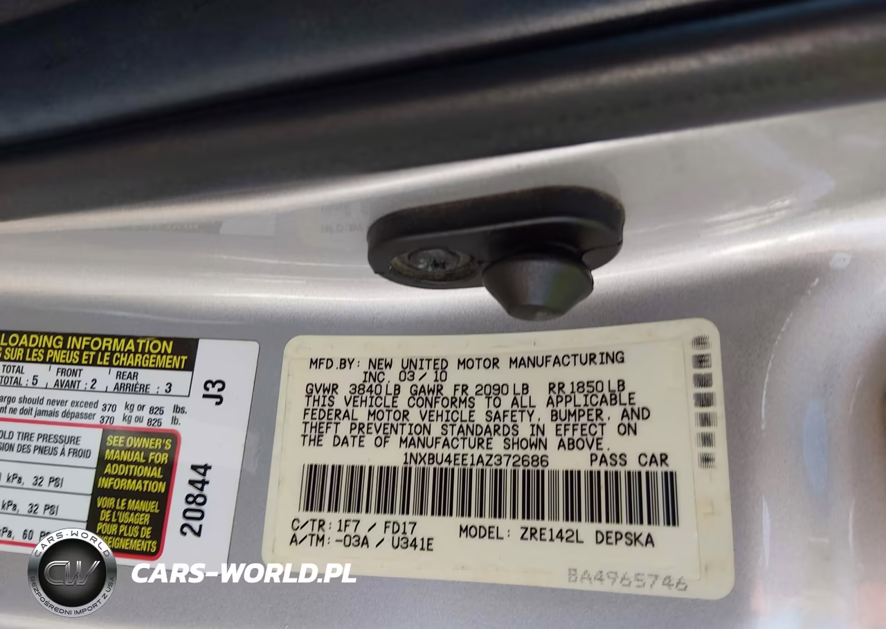 2010 Toyota Corolla S VIN:1NXBU4EE1AZ372686 - 9