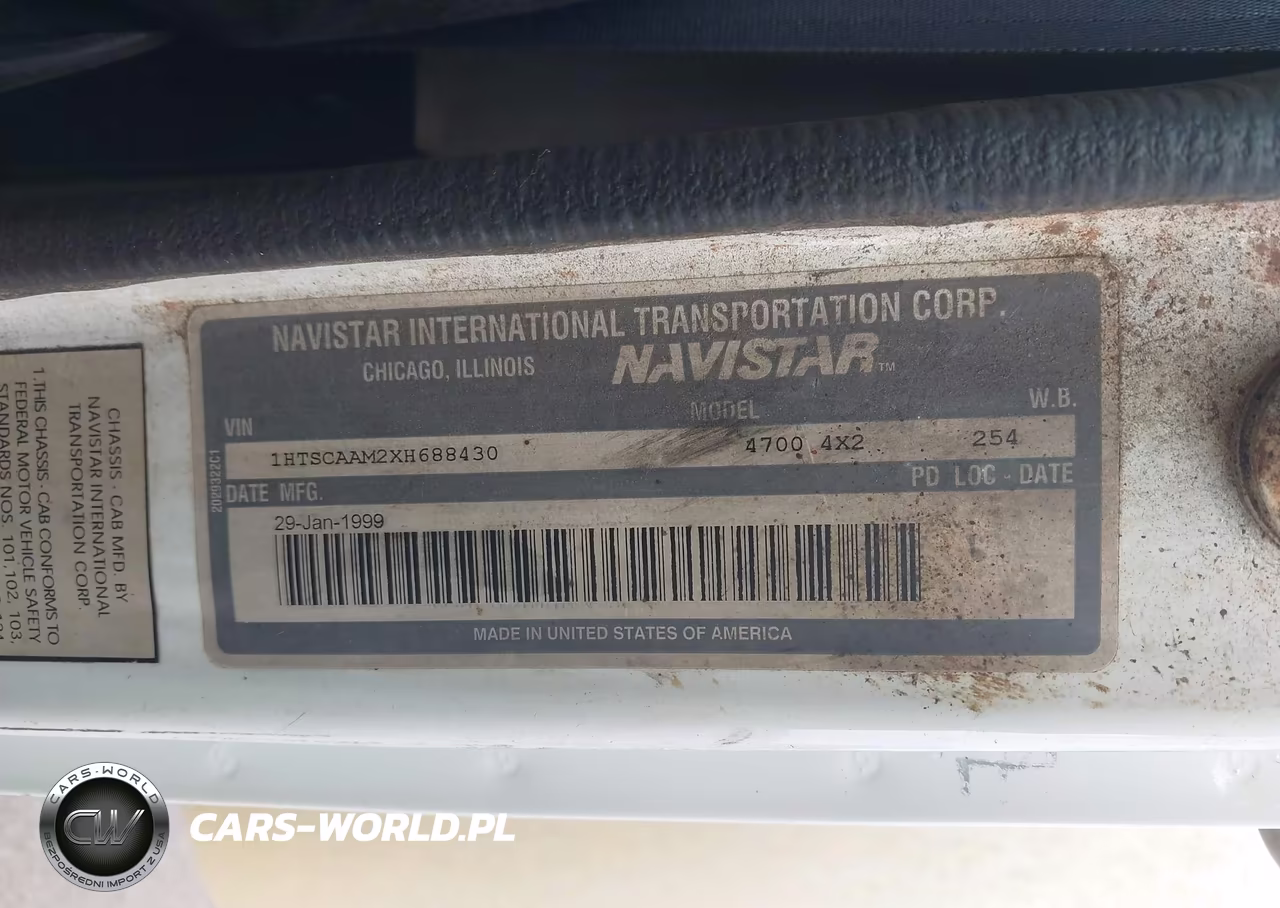 1999 International 4000 4700 VIN:1HTSCAAM2XH688430 - 8