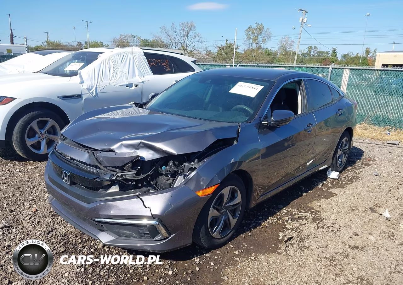 2020 Honda Civic Lx VIN:2HGFC2F60LH529801 - 2