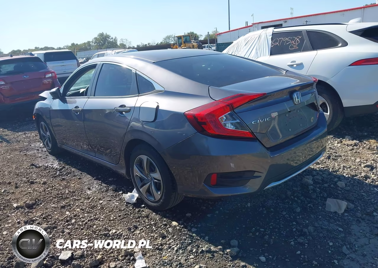 2020 Honda Civic Lx VIN:2HGFC2F60LH529801 - 3