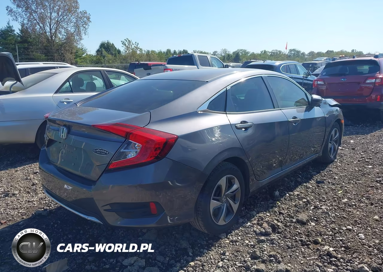 2020 Honda Civic Lx VIN:2HGFC2F60LH529801 - 4