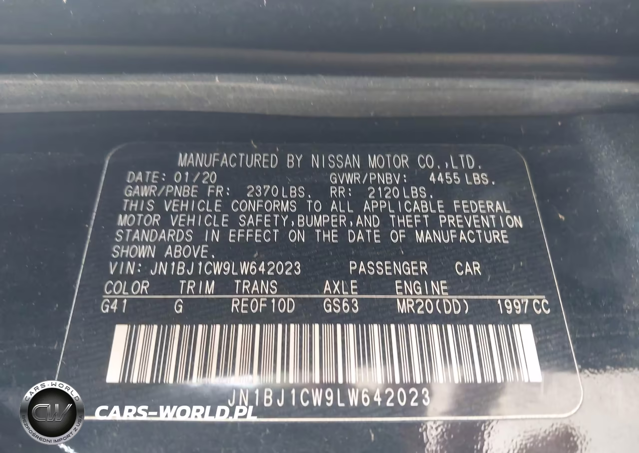 2020 Nissan Rogue Sport S Awd Xtronic Cvt VIN:JN1BJ1CW9LW642023 - 9